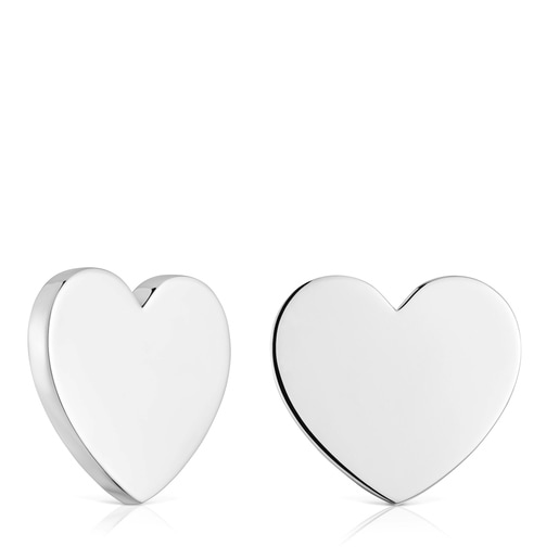 Boucles d’oreilles cœur en argent 27 mm Sweet Dolls