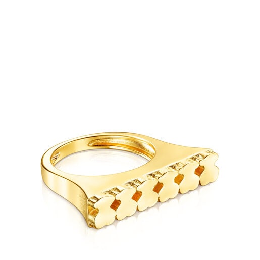 Silver Vermeil Straight Ring | TOUS