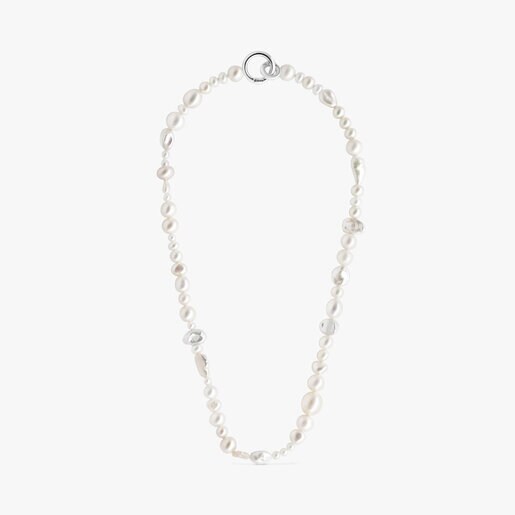 NAKED PEARL NECKLACE 47CM