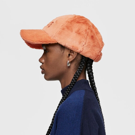 Pomarańczowa czapka TOUS Carol Warm