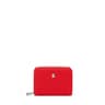 Средний красный кошелек для мелочи New Dubai Saffiano