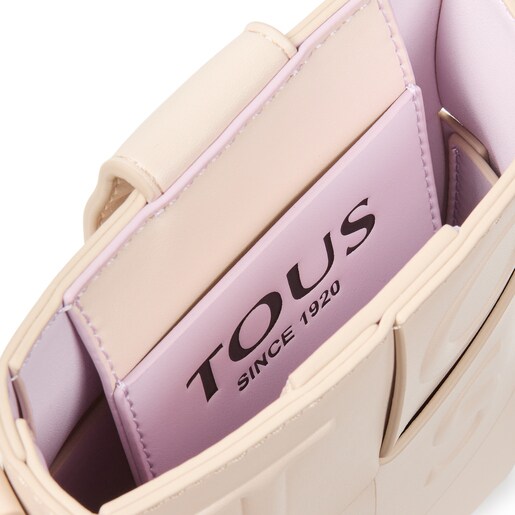 Mini sac TOUS Damas beige et mauve