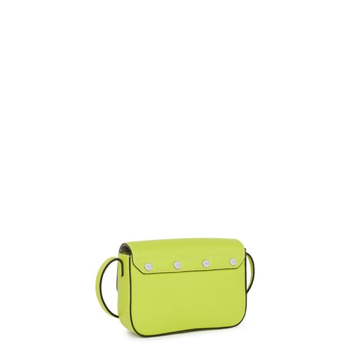 Sac à bandoulière TOUS Legacy mini en cuir citron vert