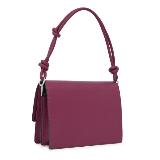Medium burgundy TOUS La Rue New Audree Crossbody bag | TOUS