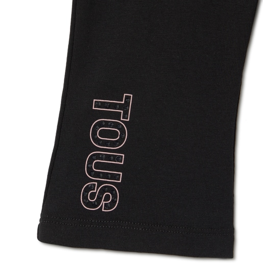 Girls leggings in Party black