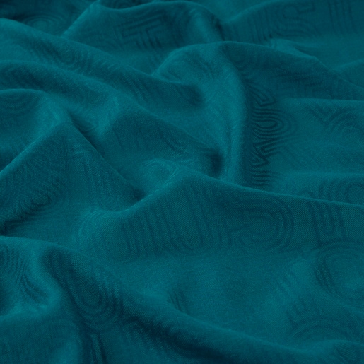 Pañuelo turquesa TOUS Silhouette Jacquard
