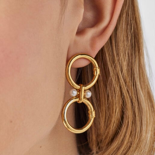 Аппликации Hold из вермеля с жемчугом