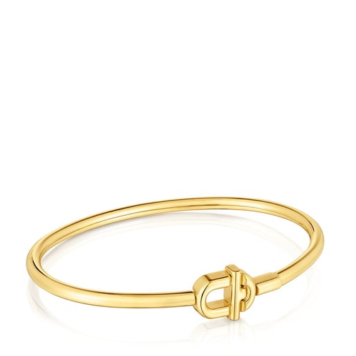 Pulsera esclava con baño de oro 18 kt sobre plata TOUS MANIFESTO