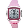Digital Watch with pink silicone strap and steel case TOUS B-Time