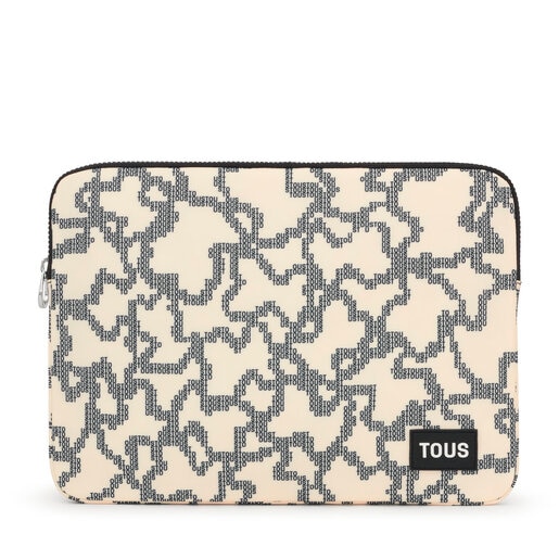 Funda para portátil beige Kaos Pix Soft