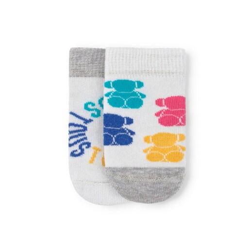 Pack of 2 pairs of baby socks in SSocks unique