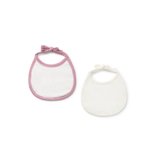 Baby bib set in Trend pink