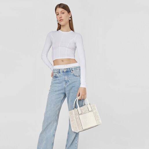 Shopping mediano Amaya gris Kaos Mini Evolution