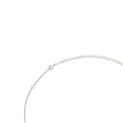 Two-tone TOUS Joy Bits necklace with pearls | TOUS