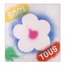 Pale pink square Scarf TOUS Flower