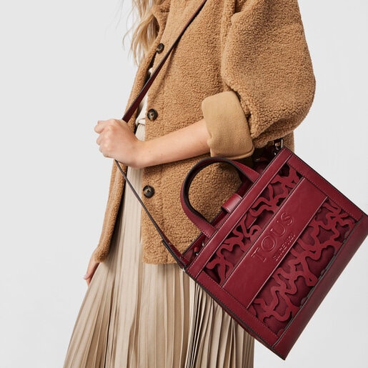 Shopping mediano Amaya Kaos Shock burdeos