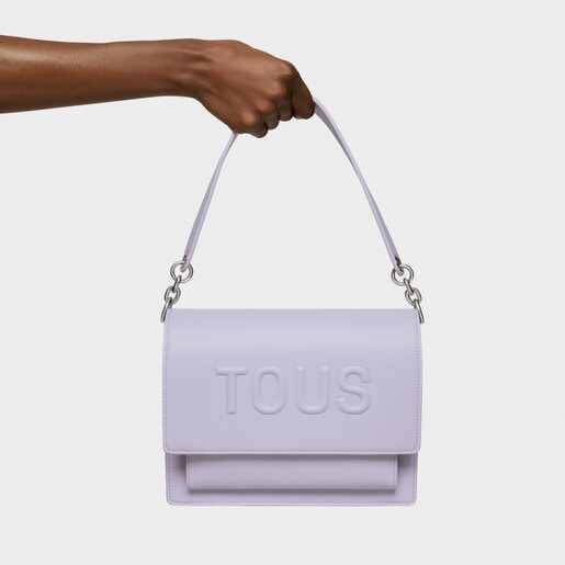 תיק צד Audree ‏TOUS Brenda‏ בינוני בצבע סגלגל