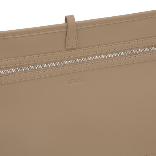 حقيبة أحمال خفيفة كبيرة الحجم بوجهين مزدوجة الاستخدام باللون البيج من تشكيلة TOUS Bear