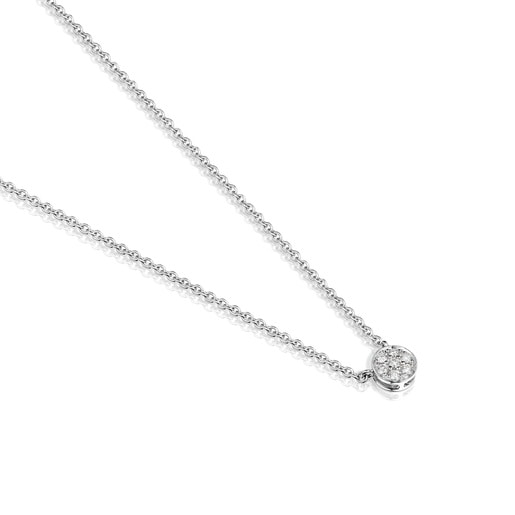 White Gold with Diamonds Alecia Necklace