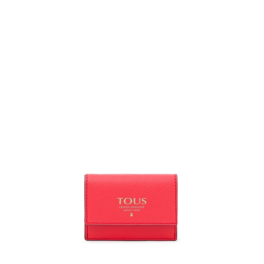 Small red TOUS Funny flap Change purse