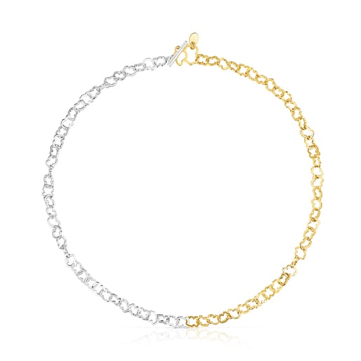 Two-tone TOUS Carrusel bear-motif Choker | TOUS