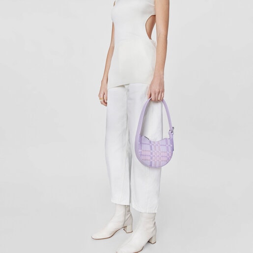 モーブカラーのTous Cecilia ショルダーバッグ