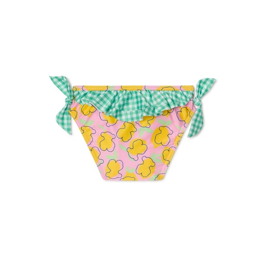 Bañador culetín de niña Lemon rosa | TOUS