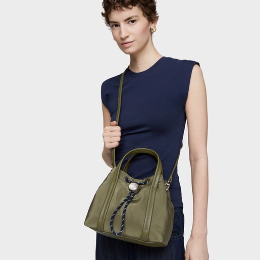 Olive green Bucket bag Empire Soft