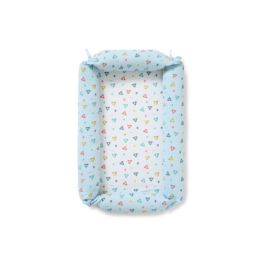 Nido de Colecho de bebé Triangulo azul celeste