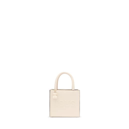 Bolso mini cube beige TOUS Brenda