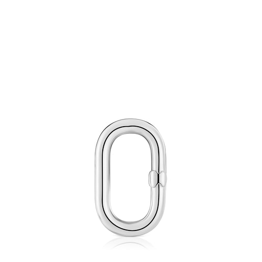 Medium silver Ring Hold Oval | TOUS