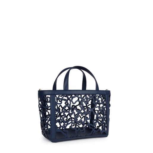 Small navy blue Kaos Shock Tote bag