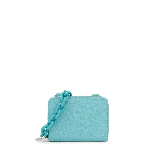Blue TOUS La Rue New Hanging change purse