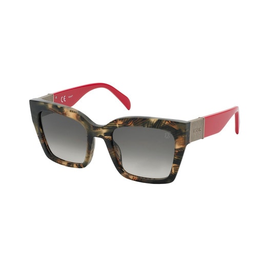 Gafas de sol Square Mesh rosa