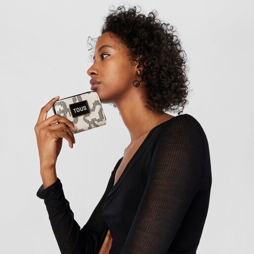 Monedero beige Kaos Pix