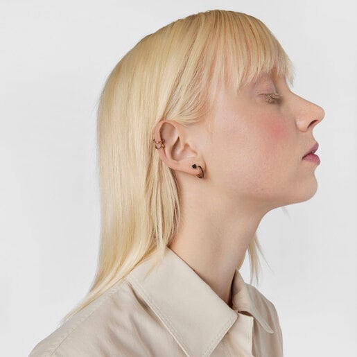 Rose IP steel TOUS Basics ear Piercing | TOUS