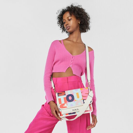 ベージュのミディアムクロスボディバッグ TOUS Mimic Audree