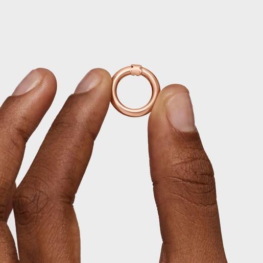 Rose Vermeil Silver Hold Ring