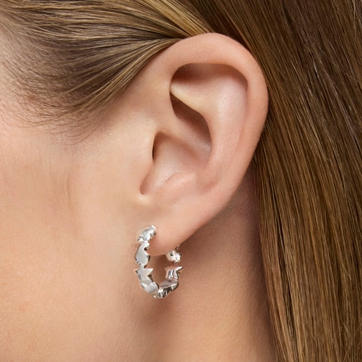 Silver Mini Icons Earrings