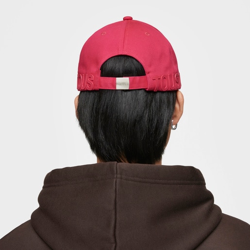 Fuchsia-colored Cap TOUS Motif