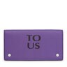 Flat lilac-colored leather TOUS Balloon Wallet
