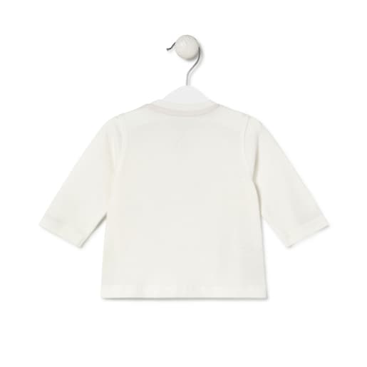 BEAR and stars t-shirt in Casual ecru