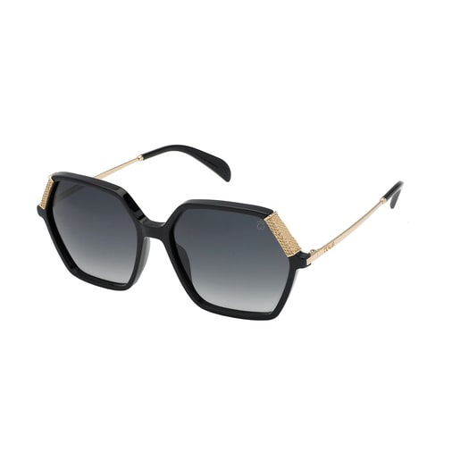 Lunettes de soleil Square Bear noires