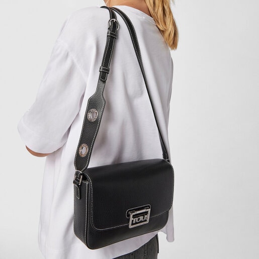 Сумка-кроссбоди TOUS Legacy из черной кожи