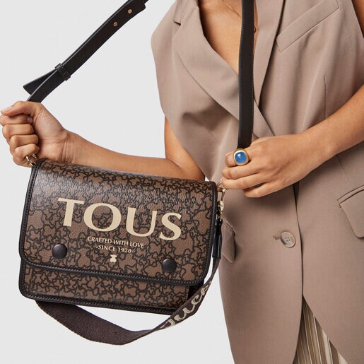 Medium brown Audree Kaos Mini Crossbody bag