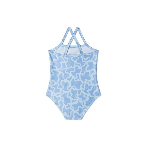 Girls one-piece swimsuit in Kaos blue