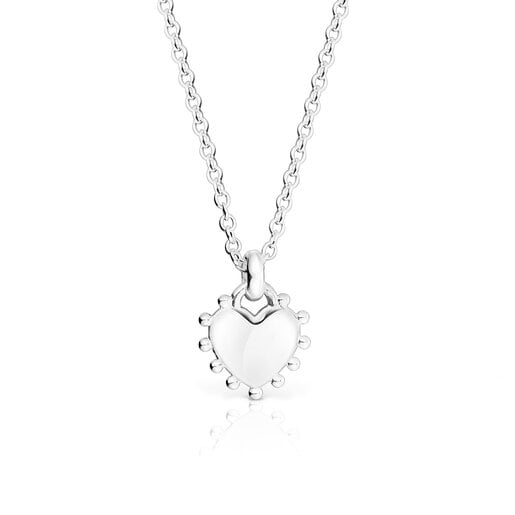 Collier en argent cœur San Valentín