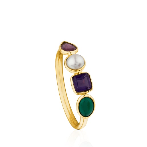 リング Gem Power ジェムストーン / 18金ゴールド / 12号