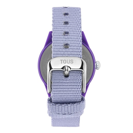 Montre analogique mauve Vibrant Sun