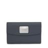 Μεγάλο αναδιπλούμενο πορτοφόλι TOUS Lucia σε σκούρο γκρι χρώμα